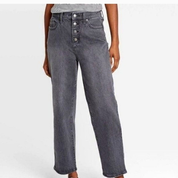Universal Thread Vintage Straight Jean 16/33R Washed Black - Picture 1 of 10